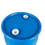 30 gallon plastic drum closed head blue