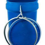 30 gallon lever lock drum tapered blue