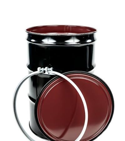 30 gallon open head steel drum