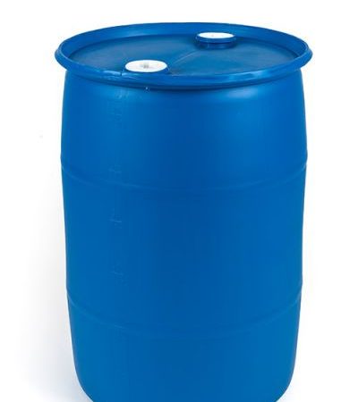 30 gallon plastic drum closed head blue