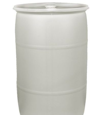 30 gallon plastic drum closed head un rated natural