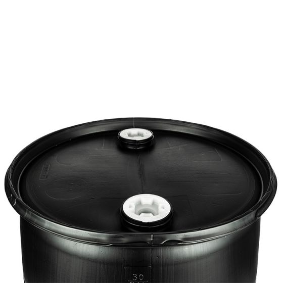 55 gallon closed head black drum