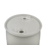 Fût en plastique de 55 gallons, tête fermée, naturel