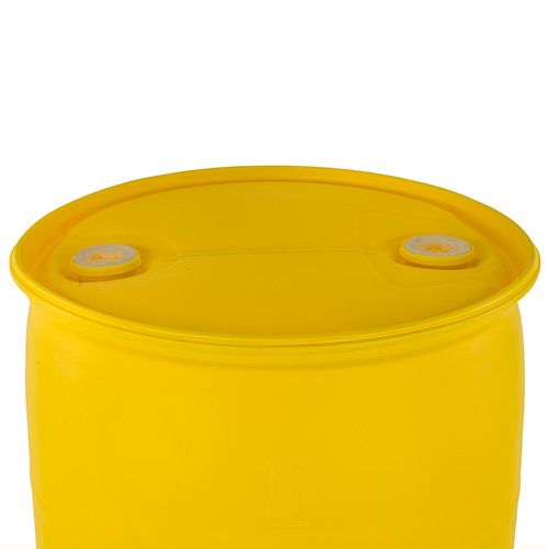 55 gallon closed head yellow drum