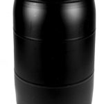 55 gallon plastic drum closed head black