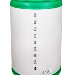 green 55 gallon drum