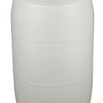 55 gallon plastic drum closed head natural