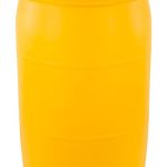 55 gallon plastic drum closed head yellow