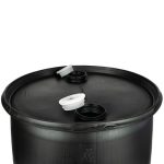 30 gallon plastic drum closed head black