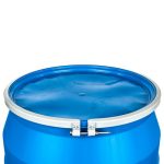55 gallon blue bolt ring drum