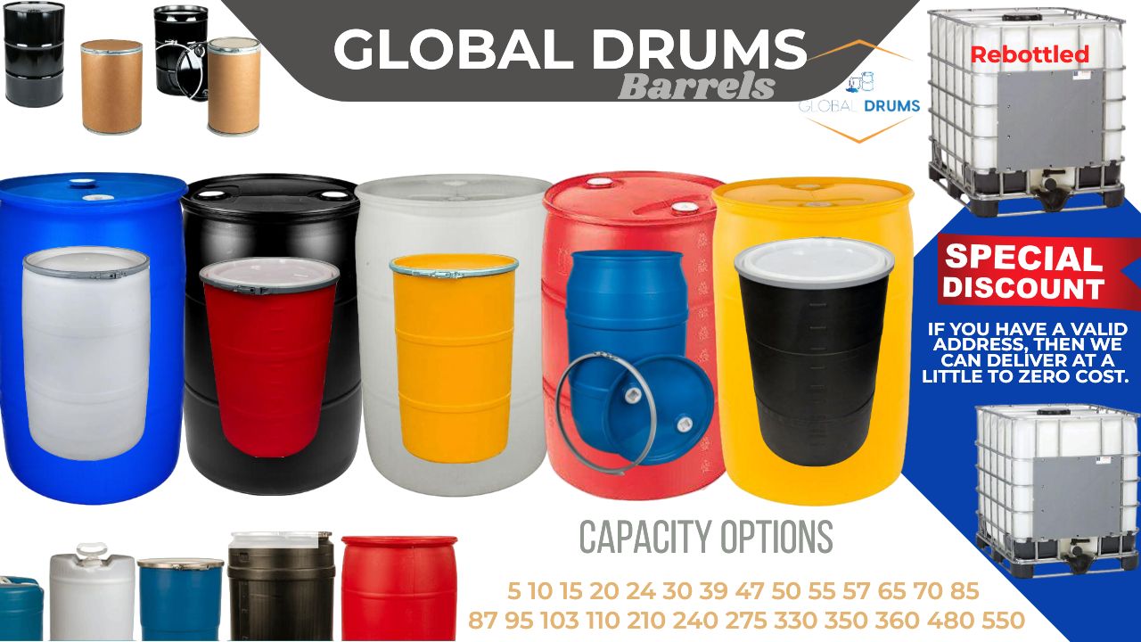 plastic drums for sale