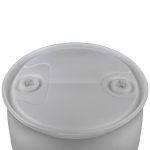 55 gallon plastic drum closed head white